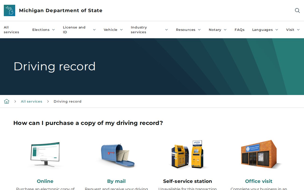 St. Clair County traffic court record distinction from Michigan driving record